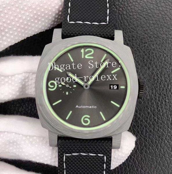 

basalt watches men watch men's carbon fiber automatic p.9010 super luminova luminous 1119 officine vs fibratech sport calendar vsf fact