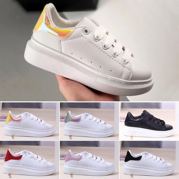 

2022 infant designer kids shoes for boys and girls sneaker ander thick bottom white black red boby toddler casual sneakers size 24264z