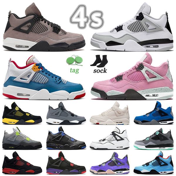 

jumpman 4 4s messsy room new basketball shoes designer taupe haze white cement neon ts suede canyon purple university blue red thunder shimm