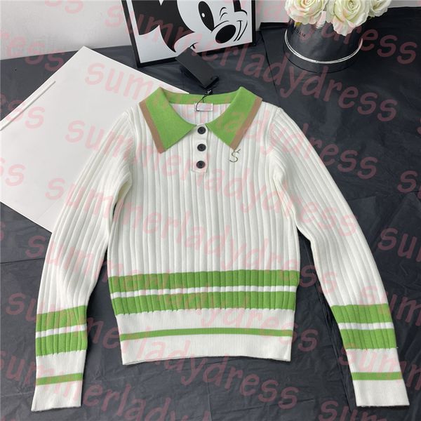 

women tight knits autumn slim sweater embroidery letter knitted pullovers fashion lapel neck short sweater, White;black