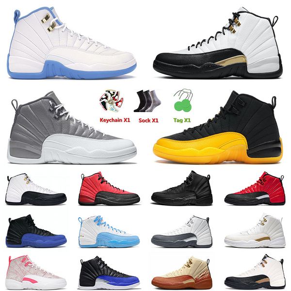 

jumpman 12 12s xii basketball shoes university blue gold stealth fiba grind hyper royal jorda jordens j12 trainers sneakers big size 13