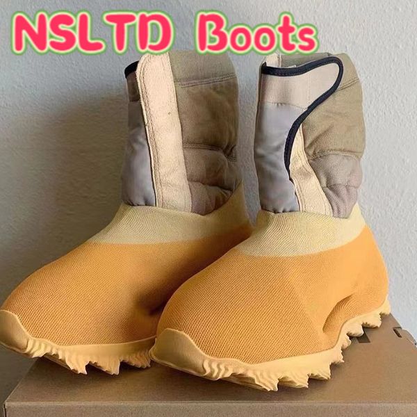 

fashion nsltd boots khaki knit rnr boot sulfur winter cotton thick shoes men women warm sneakers mens designer sports trainers us 5-11, Black