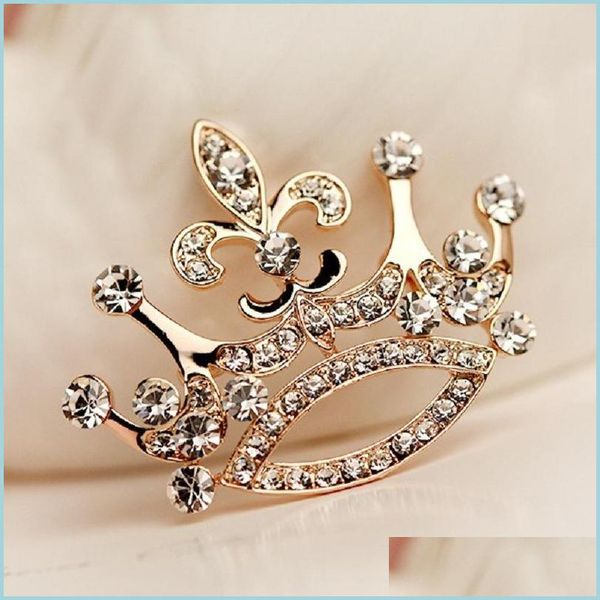 

pins brooches big crown diamond brooches pins couples brooch cor accessories christmas party birthday gift real pictures  7 dh4xq, Gray
