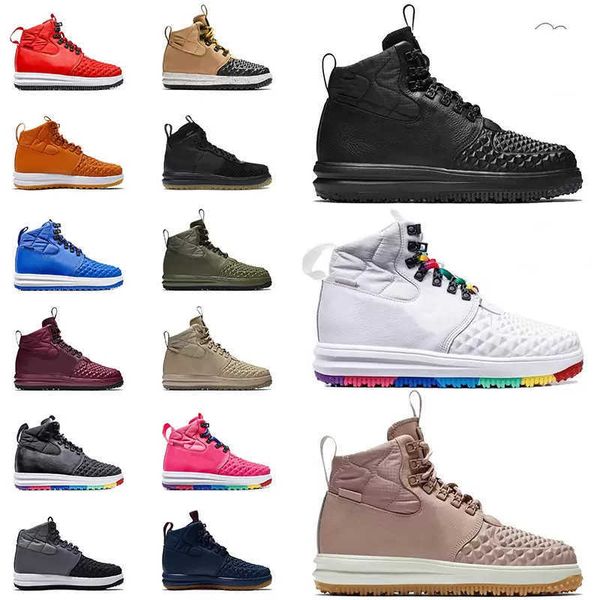 

2022 lunar 1 duckboots running shoes mens force 1s designer high boots casual shoes triple s black and tan gum summit white cool grey olive