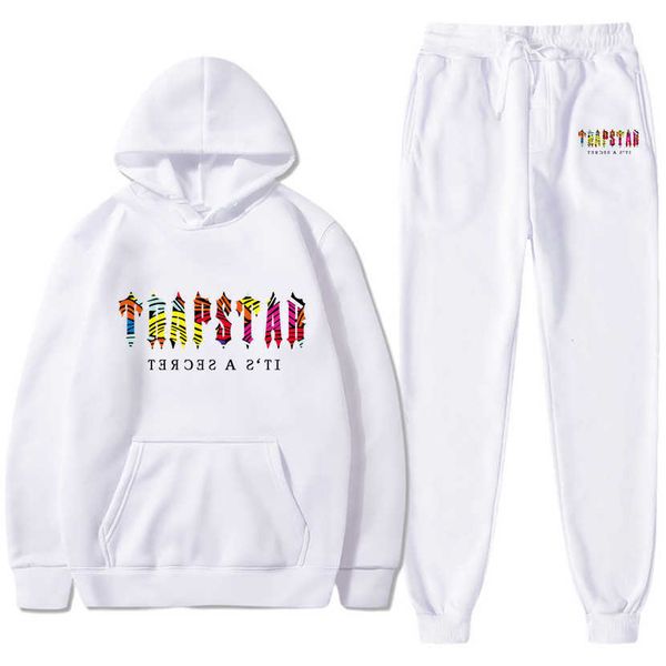 

men's tracksuits tracksuit trapstar hoodies and sweatpants two piece sets winter sports suit outdoor sweatshirt set fashion male clothi, Gray