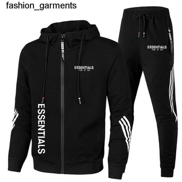 

designer multi thread essential new two piece set chest stamping men's leisure suit, Gray
