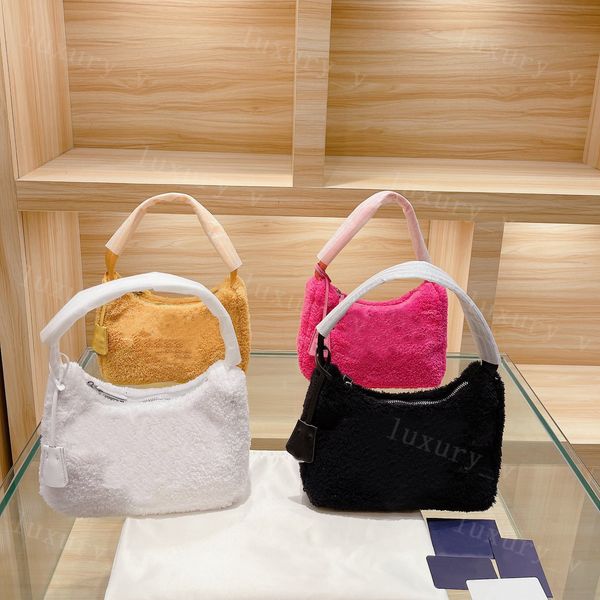

designer bags women shoulder bags ladies soft fur bag fashion hobos satchel all match casual handbag messenger purses elegant wallet multi p