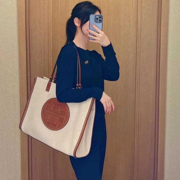 

bags crossbody t0rys handbags authentic shopping agency women's ella single shoulder large canvas small shede tot