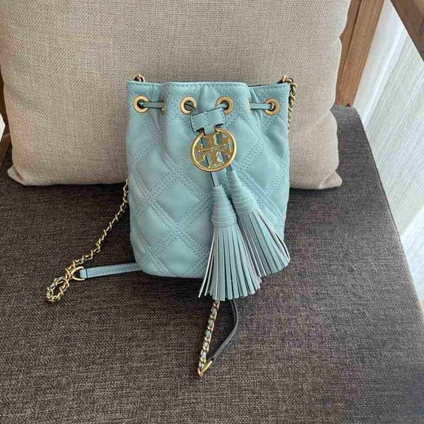 

torysburchs designer handbags tb womens bag mini bucket cabbage basket sheepskin tassel chain lingge car line portable shoulder crossbody
