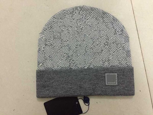 

classic designer autumn winter style beanie hats men and women fashion universal knitted cap autumn wool outdoor warm skull caps yy, Blue;gray