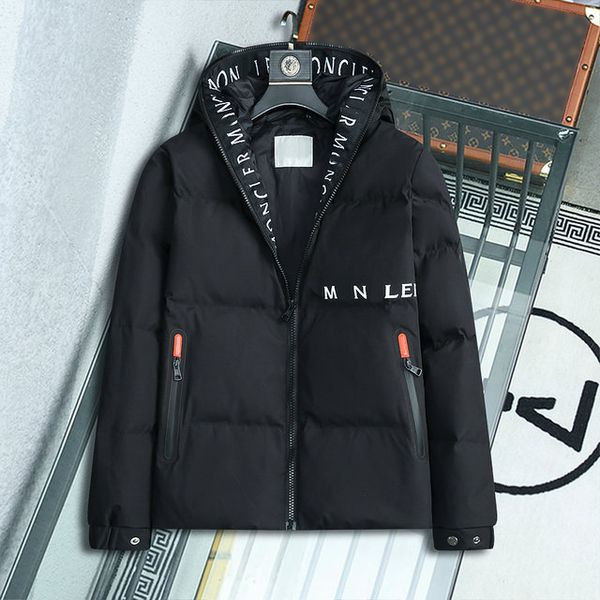 

monclair 2022 maya mens winter coats canada down bomber jacket hig h quality parkas designer embroidered letter womens downs jackets duck mo, Black