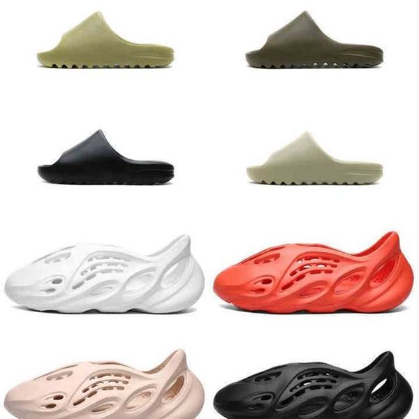 

quality foam rubber designer yeesyzs slipper kanyess slippers graffiti desert sand triple black bone white resin slide rnnr ararat moon gray