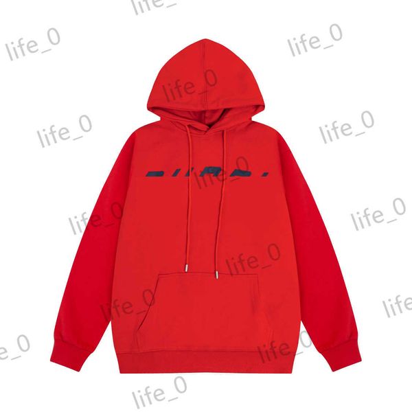 

brand womens sweatshirt drawstring hooded classic printed front pocket casual joker sweatshirts fashion designer women clothing 2 colors, Black