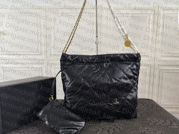 

women bag shoulder bag 2022 large capacity garbage bag italian sheepskin original style coin badge vintage turquoise luxury designer fashion
