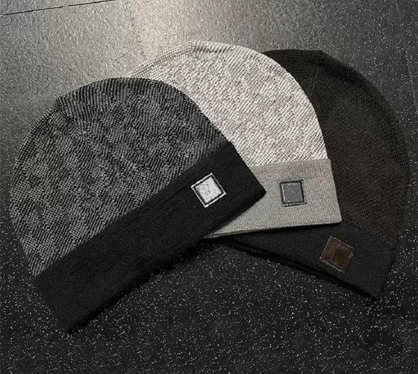 

luxury classic designer winter beanie men and women fashion design knitted caps autumn wool hat letter jacquard warm skull cap fashion acces, Blue;gray
