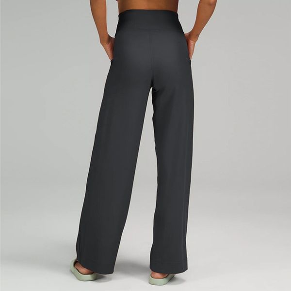 

sport pants women girls high waist running outfits ladies full loose pants lady pant workout summer ll-2023