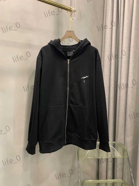 

designer brand womens jackets add pile hooded sweatshirts outerwear zipper pocket printed coats autumn winter warm casual joker jacket wome, Black;brown