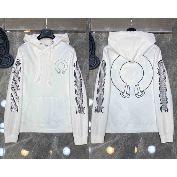 

fleece men's hoodies classic hoodie autumn sweatshirts designer mens zipper sweater horseshoe phantom cross print hooded woman ch4v, Black
