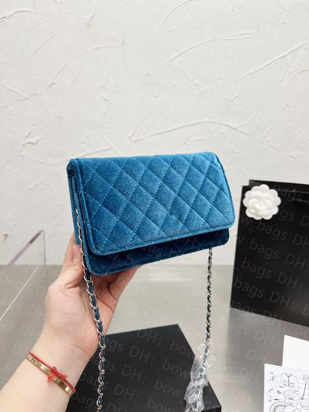 

luxury designer velvet bags handbag women famous brand shoulder purse luxury handbags wallet chain fashion letter crossbody bag, Red;black