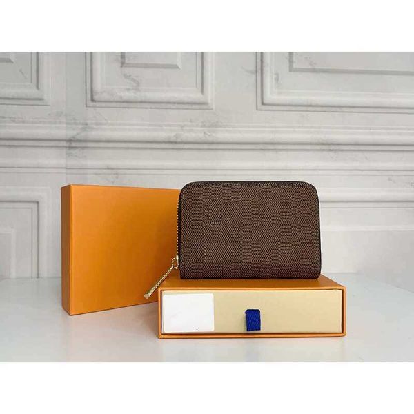 

single holders purse zipper cards and coins men leather card small women lambskin wallets with box frame, Red;black