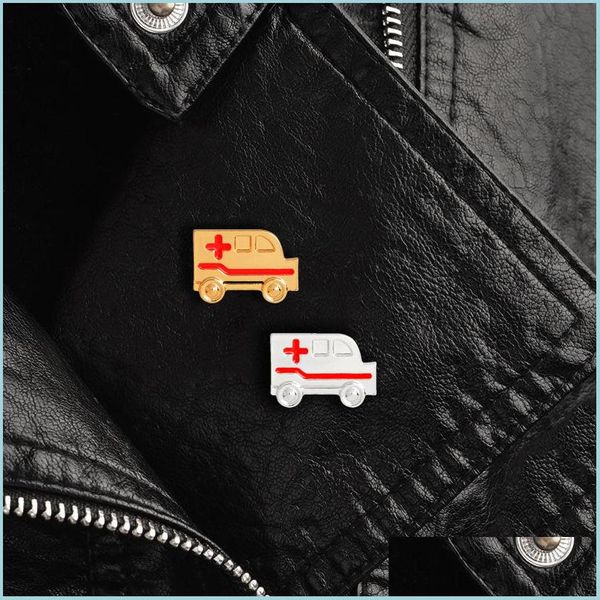 

pins brooches ambance pins badges brooches lapel pin brooch doctor nurse medical school graduation gift jewelry 372 t2 drop delivery dhyoe, Gray