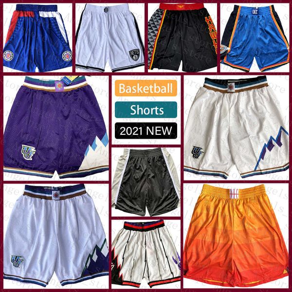 

utah''jazz''men basketball shorts 2022 new 10, Black