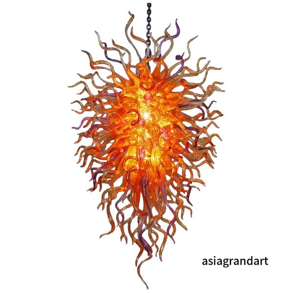

contemporary crystal chandeliers hand blown glass chandelier lamps ac 110v 240v borosilicate murano style glass light novelty lighting hangi