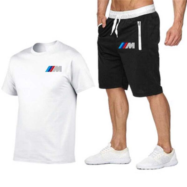 

2021 men's designer tracksuits pants sweatshirt fashion summer men's cotton t-shirt shorts casual suit sportswear clothing, Gray