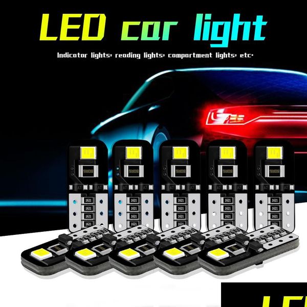 

turn brake light winsun 10x t10 w5w canbus car interior light 194 led 2835 pcv instrument lights bb lamp read light12v 6000k white d dhi04