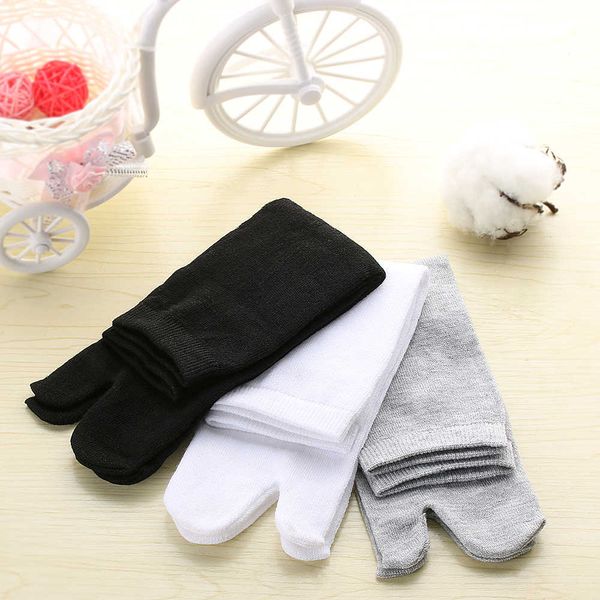 

men's socks japanese kimono flip flop sandal split two toe tabi ninja geta socks men women cotton socks 1 pair t221011, Black