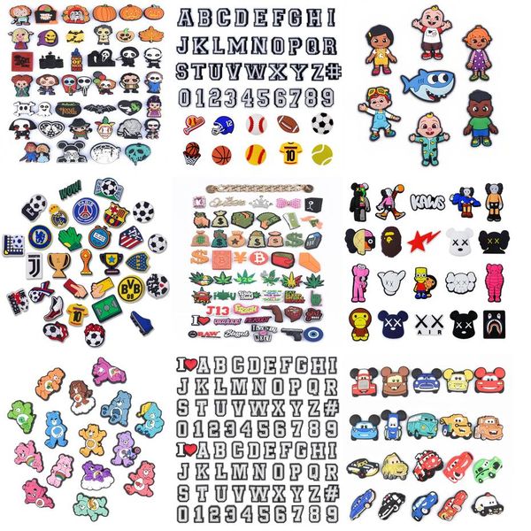 

shoe parts accessories shoes charms for croc soccer fits diy clog sandals decoration sports drop delivery 2022 ambnq, White;pink