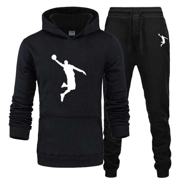 

2022 new designer tracksuits basketball sportswear nieuwe mannen casual sport pak mannen trui hooded jas broek merk sportkleding outdoor, Gray