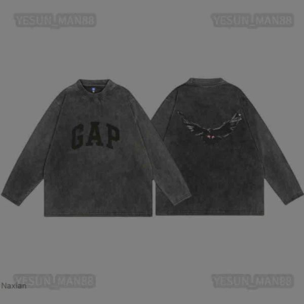 

men's hoodies sweatshirts designer kanyes classic wests t shirt luxury fashion joint name peace dove printed do old mens and womens, Black