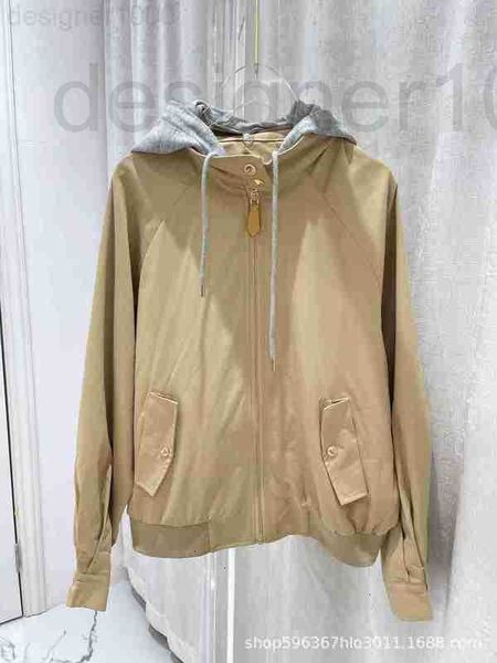 

men's jackets designer 2022 autumn new fashion two piece hooded coat women's casual long sleeve 142993 ulum, Black;brown