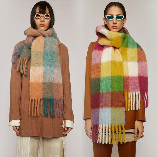 

scarves 2023 women scarf spring autumn hijabs tassels thin lady shawls cashmere like acrylic muslim wraps stoles, Blue;gray