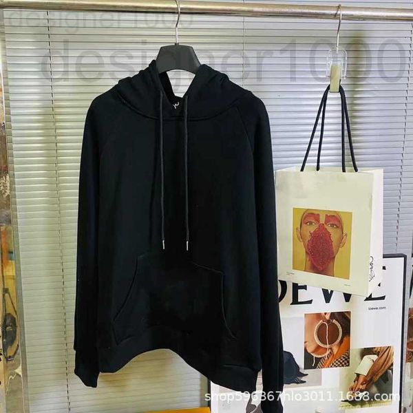 

women's hoodies & sweatshirts designer autumn 2022 new hooded drawstring embroidery sweater casual korean loose long sleeve coat 157673, Black
