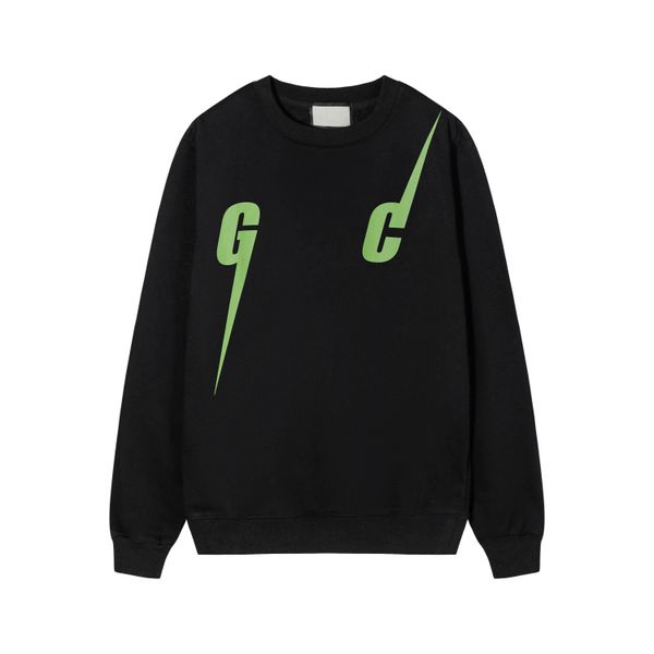 

designer letters printed fashion hoodie for men winter sweatshirts women pullover hoodies o-neck sweater casual streetwear, Black