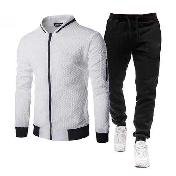 

men's tracksuits brand tracksuit pieces winter jacket casual zipper jackets sportswearpants sweatshirt sports suit sets g221011, Gray