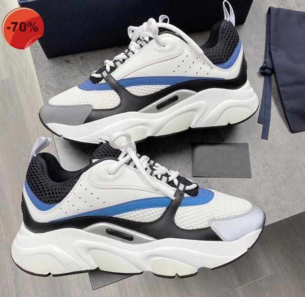 

b22 men's casual shoes reflective mesh leather rubber sole platform sneakers