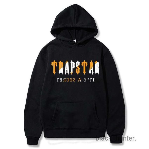 

mens hoodies trapstar desiger men hoodie set fashion womens street wear fashion brand sweatshirt, Black
