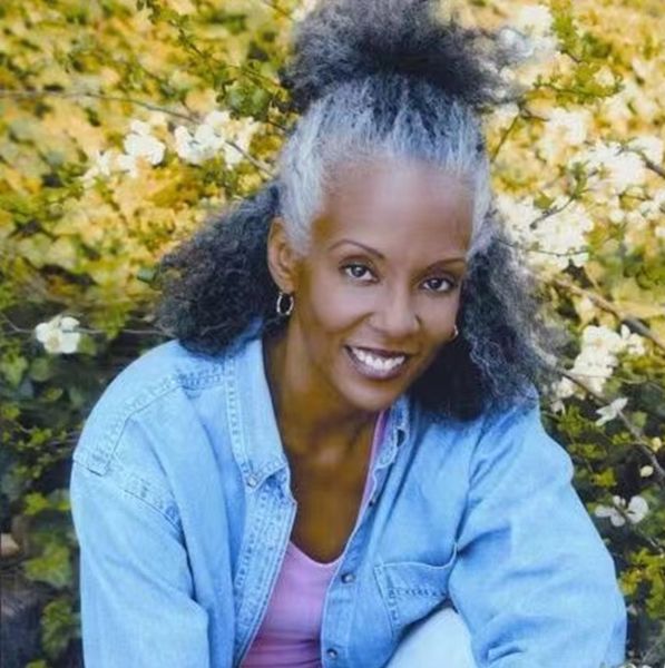 

grey ponytail afro kinky curly clip in hair extension short long gray pony tail for black women salt and pepper hairpiece real brazilian hai