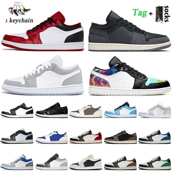

jumpman 1 low basketball shoes 1s craft inside out black white bred toe galaxy tear away silver olive wolf grey beaded fragment cactus jack, White;red