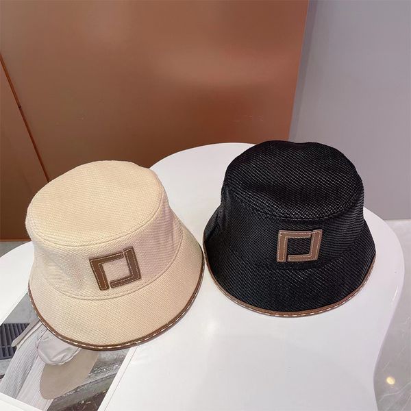 

2022 fashion designer fisherman caps spring autumn bucket hat men women casual hats classic dichromatic, Blue;gray