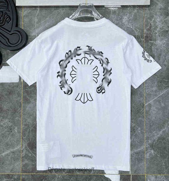 

men's t-shirts new ch chrome classics mens t shirts brand neck short sleeves tees sweater casual horseshoe zm6u, White;black