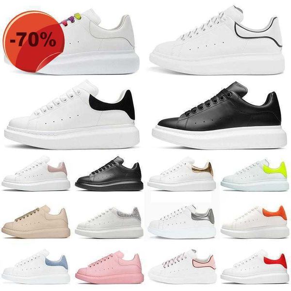 

plate-forme sneakers womens casual shoes designer leather lace up fashion platform white black mens luxury velvet suede 35-46 men