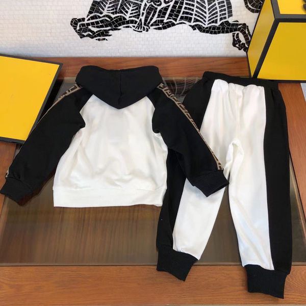 

sets baby clothes kids designer clothes girls boys tracksuits hoodies with letters pockets loose outfit warm comfortable autumn and winter 2, White