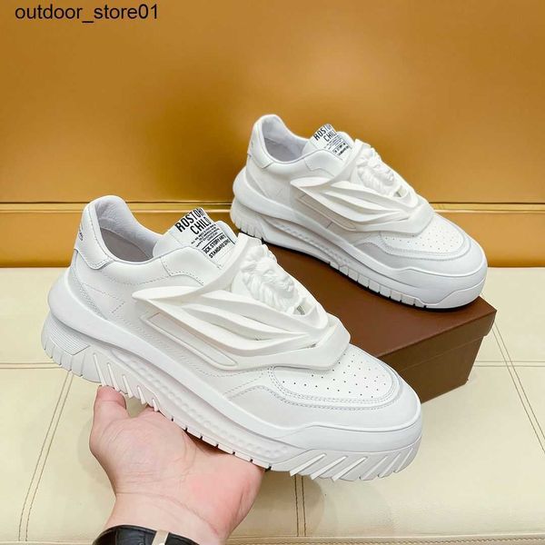 

italy odissea sneakers designer sneaker casual shoes spaceship shoes autumn winter fashionable men women beauty head high-end genuine leathe, Black