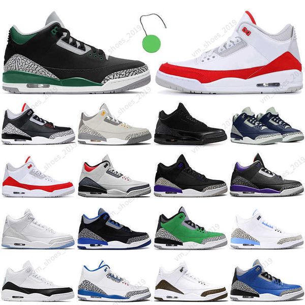 

basketball shoes pine green racer blue court purple unc white black cat midnight navy 3 3s men ma maniere mens sports