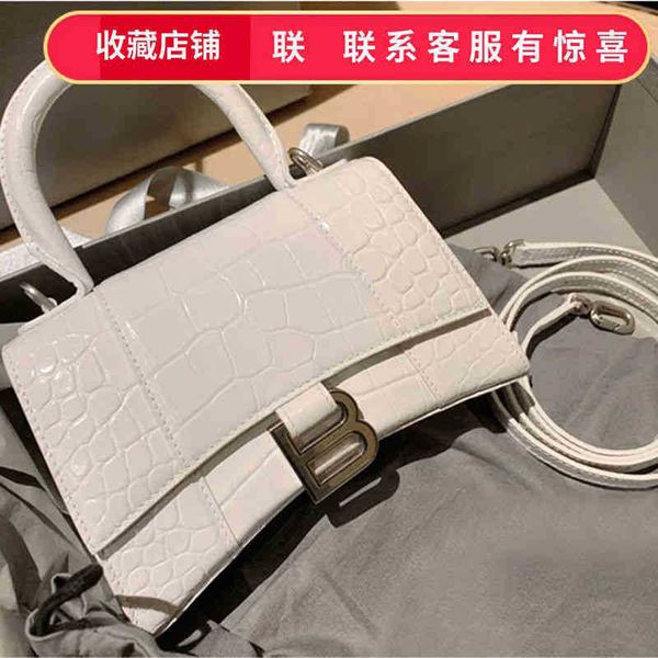 

handbags designer balencalgass leather designers crocodiless hourglasss light luxurys brand 2022 women's single shoulder messenger port