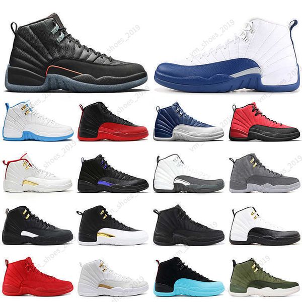 

basketball shoes mens trainers sneakers reverse flu game utility dark concord grey royal indigo easter bowl fashion 12 12s men